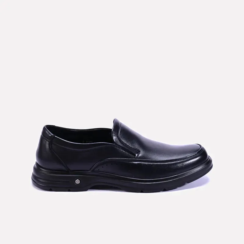 Franklin Black Slip On Casual Shoes 0160471