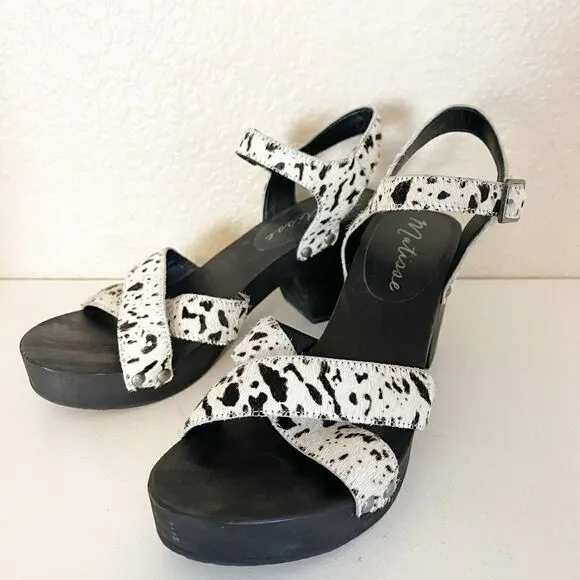 Free People Clogs x Matisse Clog Sandals. Jump in calf hair leather  8