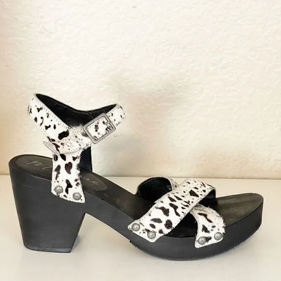 Free People Clogs x Matisse Clog Sandals. Jump in calf hair leather  8