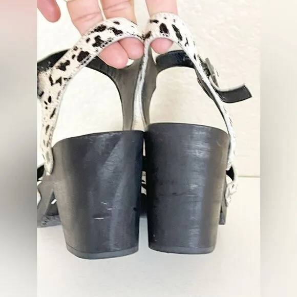 Free People Clogs x Matisse Clog Sandals. Jump in calf hair leather  8