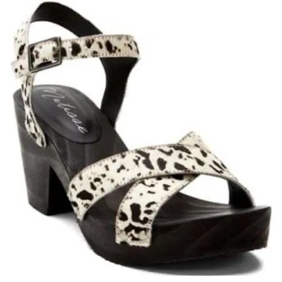Free People Clogs x Matisse Clog Sandals. Jump in calf hair leather  8