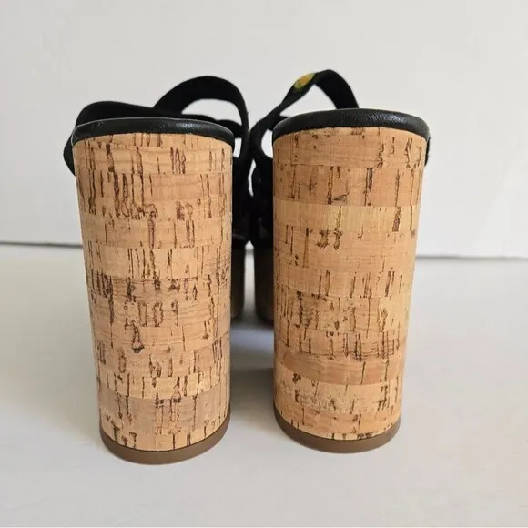 Free People Lisbon Platform floral boho Mules sandals Size 7