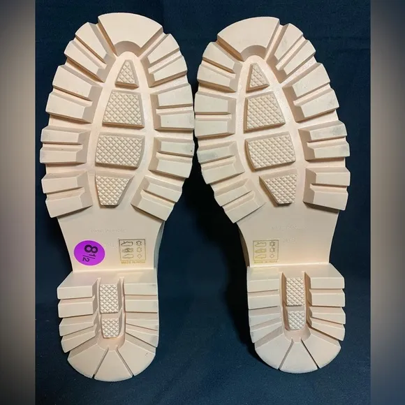 Free People Lyra Lug Sole Penny Loafer Shoes Women Size 8.5 Platform Chunky