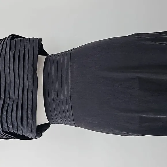 Free People Nikki 2 Piece Boho Maxi Skirt Set Noir Black Color