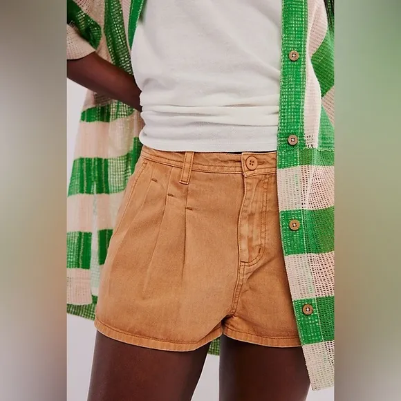 Free People Nora Mini Trouser Shorts NWOT