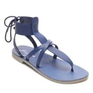 FREE PEOPLE SANDALS VACATION BOHO GLADIATOR NAVY NEW