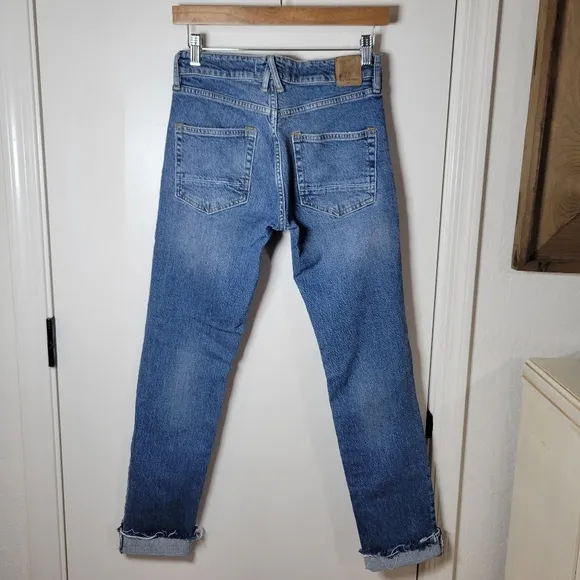 Free People We The Free Cuffed Slim Boyfriend Jeans | Size 25