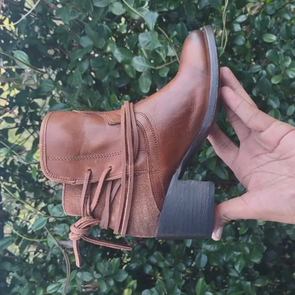 FREEBIRD by Steven &quot;CASEY&quot; Genuine Leather Strappy Leather Bootie