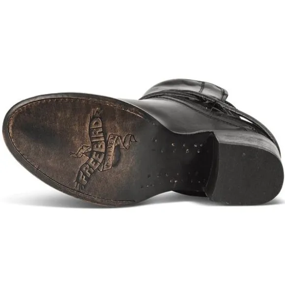 FREEBIRD by Steven &quot;CASEY&quot; Genuine Leather Strappy Leather Bootie