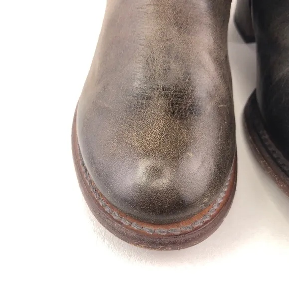 Freebird by Steven Coy Brown Leather Boho Boots 7