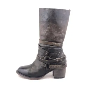 Freebird by Steven Coy Brown Leather Boho Boots 7