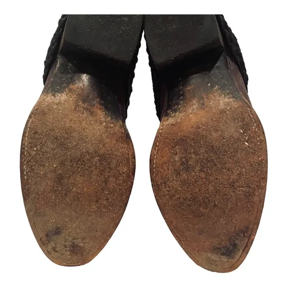Freebird by Steven Mezcal ankle boots. Boho Free Spirit leather boots.