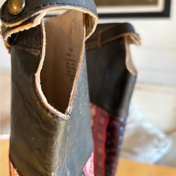 Freebird Sulli Western Distressed Pull-On Riding Boots Size 8