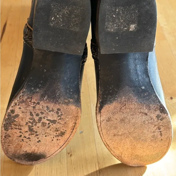 Freebird Sulli Western Distressed Pull-On Riding Boots Size 8