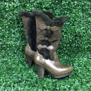 Frye Ella Shearling Boots vintage women's Sz 7.5