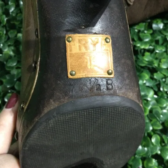 Frye Ella Shearling Boots vintage women's Sz 7.5
