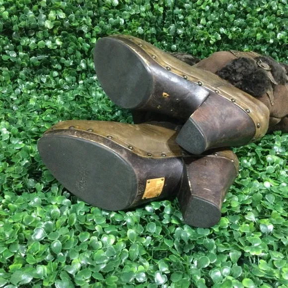 Frye Ella Shearling Boots vintage women's Sz 7.5