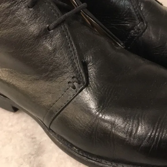 Frye Leather Boots Mens 11 Black Ankle Chukka Business Shoes Preppy Minimalist