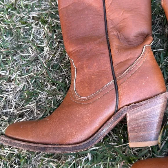 Frye Leather Boots, Style 7105, Size 5.5 women’s