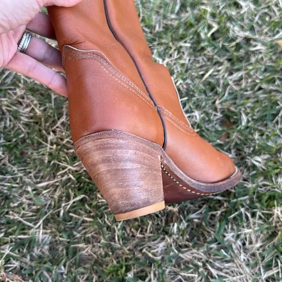 Frye Leather Boots, Style 7105, Size 5.5 women’s