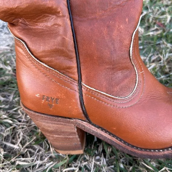 Frye Leather Boots, Style 7105, Size 5.5 women’s