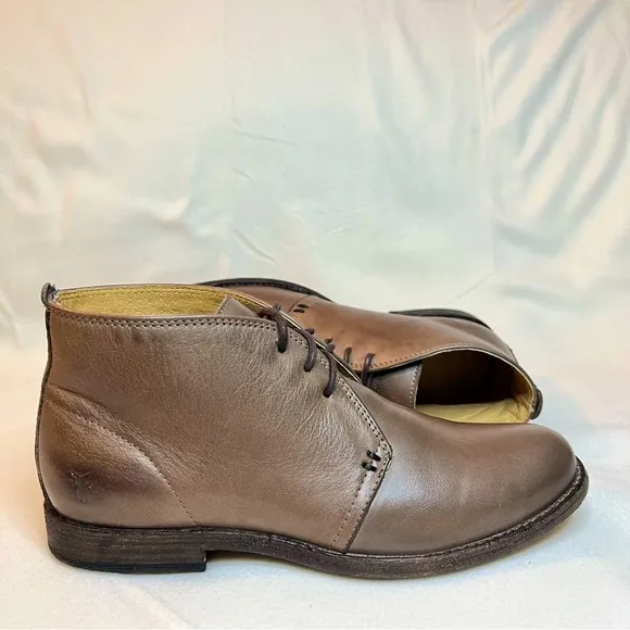 Frye Leather Chukka Boots with Minimalist Design - Women’s