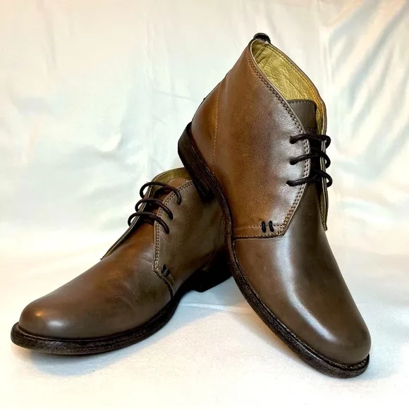 Frye Leather Chukka Boots with Minimalist Design - Women’s