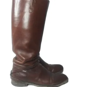 Frye Lindsay Riding Boots Chilli Brown Size 9 B