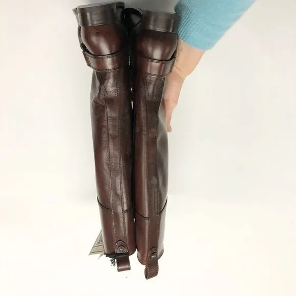 FRYE Melissa Harness Inside Zip Redwood Boots