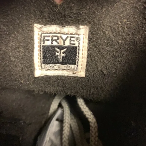 Frye Men's Leather Size 10 Moto Engineer Boot Biker Buckle Mid Shaft Shoe Black