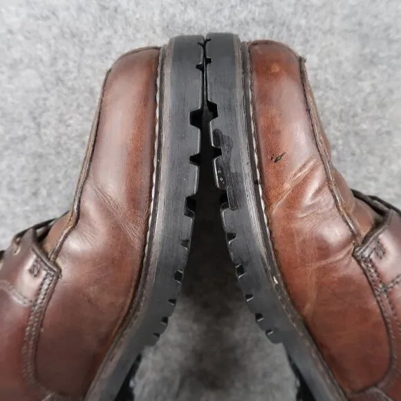 Frye Shoes Men 8.5 Oxford Derby Leather Roswell Dress Vintage Retro Brown Chunky