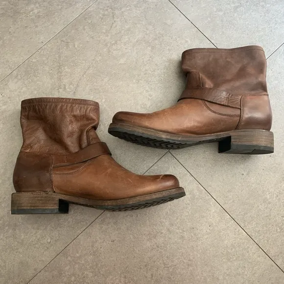 Frye Veronica Flex Western Boho Brown