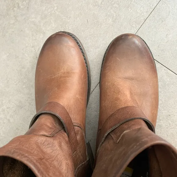 Frye Veronica Flex Western Boho Brown