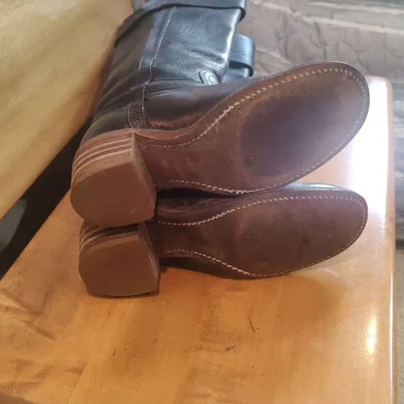 Frye Vintage distressed riding boots size 6B