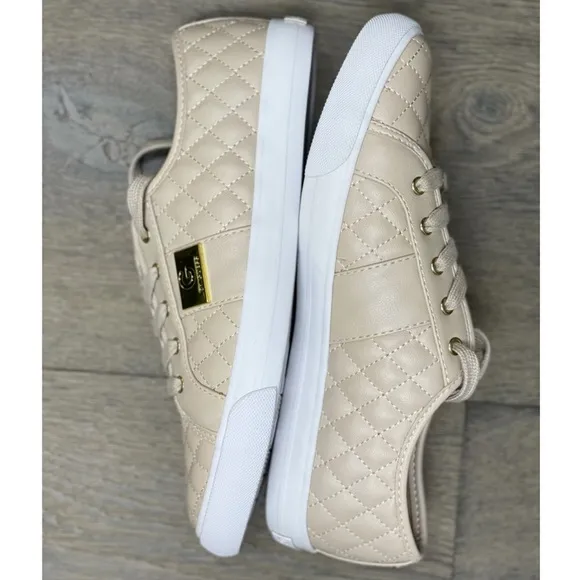 G by Guess Leather Quilted Pattern Sneakers NWB!