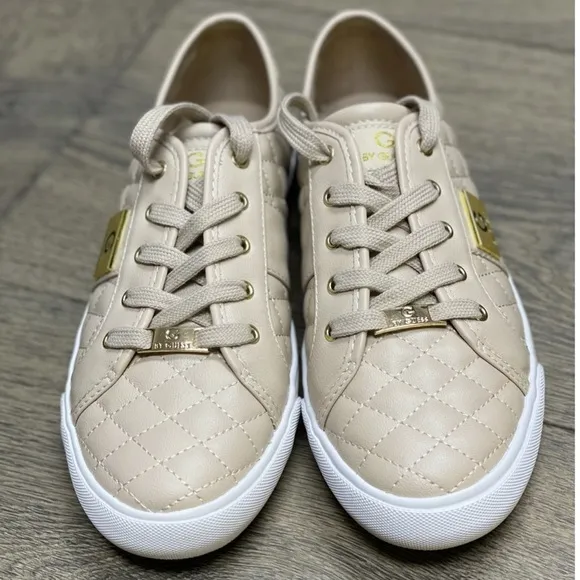 G by Guess Leather Quilted Pattern Sneakers NWB!