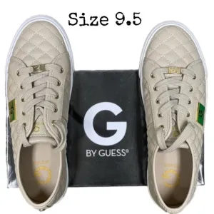 G by Guess Leather Quilted Pattern Sneakers NWB!