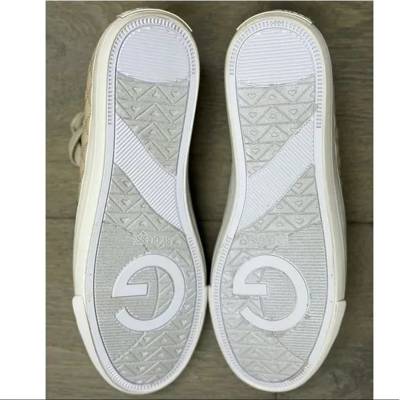 G by Guess Leather Quilted Pattern Sneakers NWB!