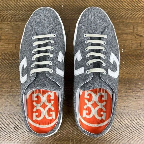 G Fore Shoes Mens 8 Gray Disruptor S Street Wool Fall Golf Slip On‎ Sneakers