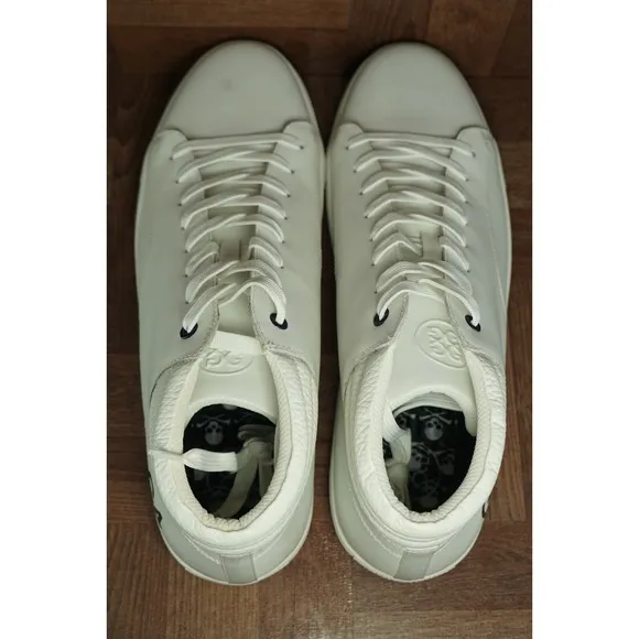 G/FORE Mid Street Disruptor White Leather Shoes G4MS19F10 Mens Size 15