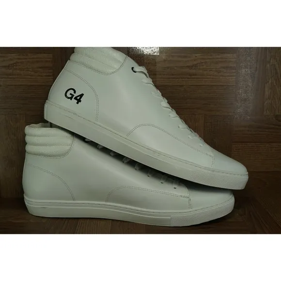 G/FORE Mid Street Disruptor White Leather Shoes G4MS19F10 Mens Size 15