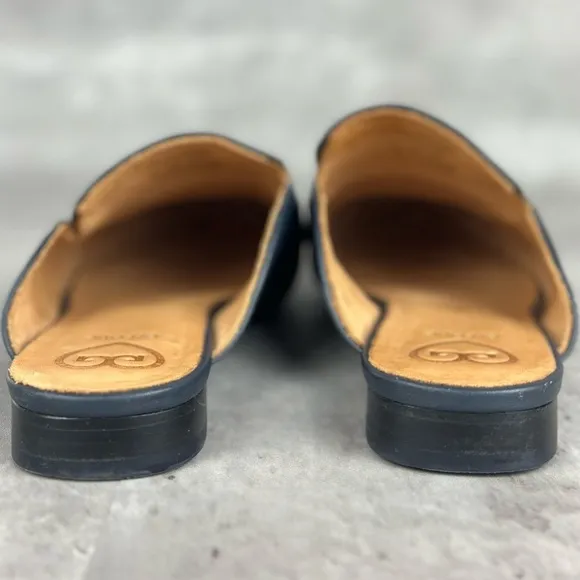 G/FORE Navy Skull &amp; Ts Mule Street Shoes Size 8.5