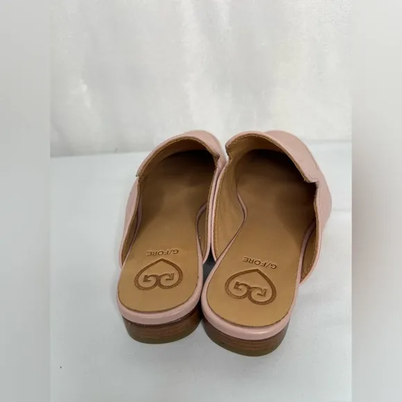G/FORE Womens Debossed Mule Street Shoes - Blush size 7