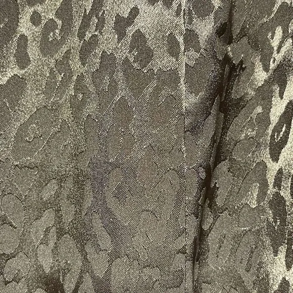 Gilli Bronze Animal Print Slip On Dress Small