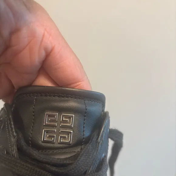 Givenchy Black and White Athletic Sneakers Minimalist Design