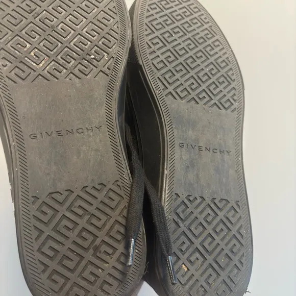 Givenchy Black and White Athletic Sneakers Minimalist Design