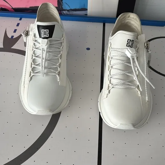 Givenchy White Sneakers Minimalist Designer