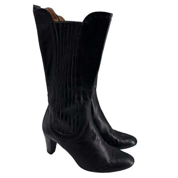 GIXUS designer vintage high chelsea boots Women's Size EUR 38‎ US 7