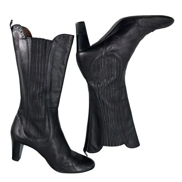 GIXUS designer vintage high chelsea boots Women's Size EUR 38‎ US 7