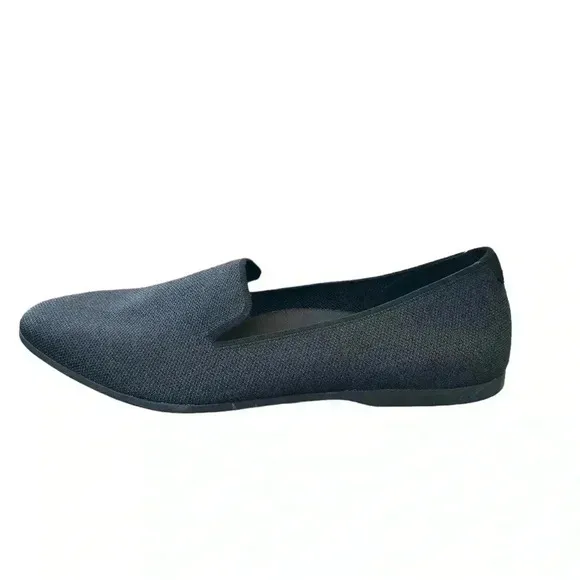 GLYPH Black Knit Loafer Minimalist Washable Eco-friendly Shoes Womens 9
